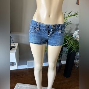 Wicked west Blue Denim Shorts size 6
